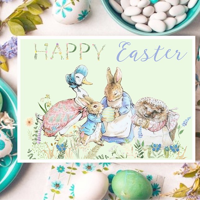 Beatrix Potter Peter the Rabbit Easter Card (Creator Uploaded)