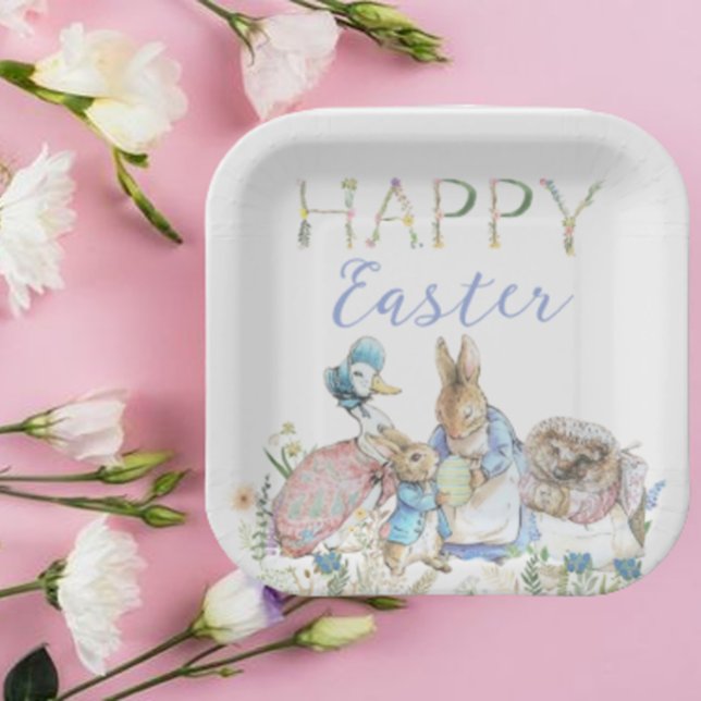 Beatrix Potter Peter the Rabbit Easter Paper Plate (Creator Uploaded)