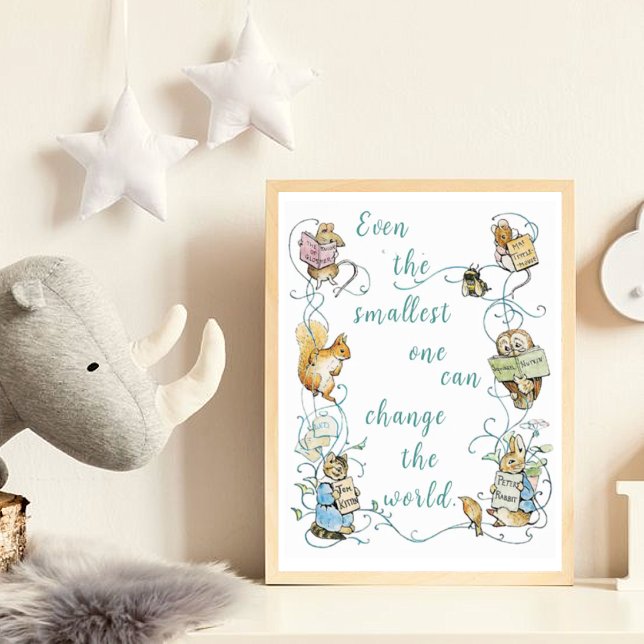 Beatrix Potter The smallest can change the world Poster (Creator Uploaded)