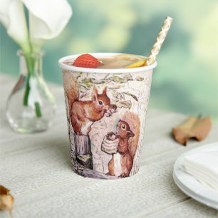 Beatrix Potter The Tale of Squirrel Nutkin Paper Cups