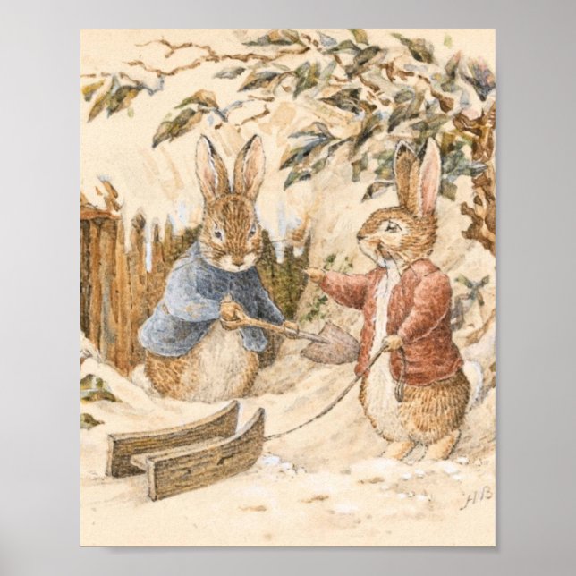 Beatrix Potter Winter Season Poster (Front)