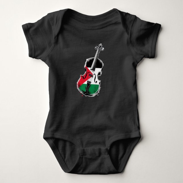 BEATS FOR PALESTINE BABY BODYSUIT (Front)
