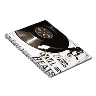 BEATS SKILL LYRICS RECORD PLAYER NOTEBOOK