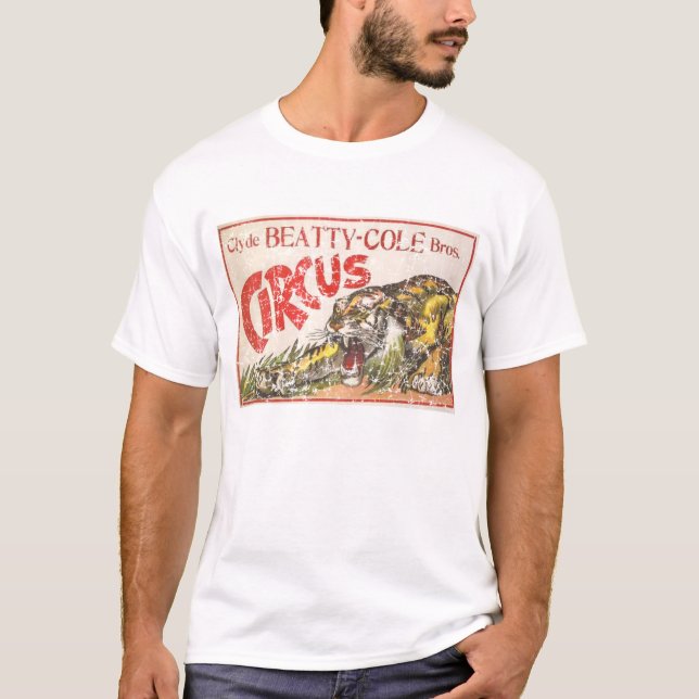 Beatty Cole Circus - 1903 - distressed T-Shirt (Front)