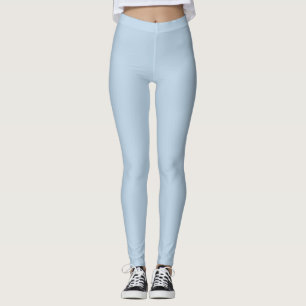 Beau Blue Colour Solid Plain Leggings