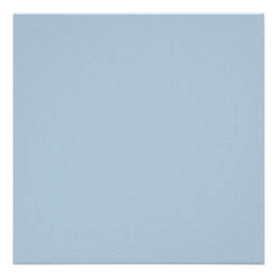 Beau blue  (solid color)  poster