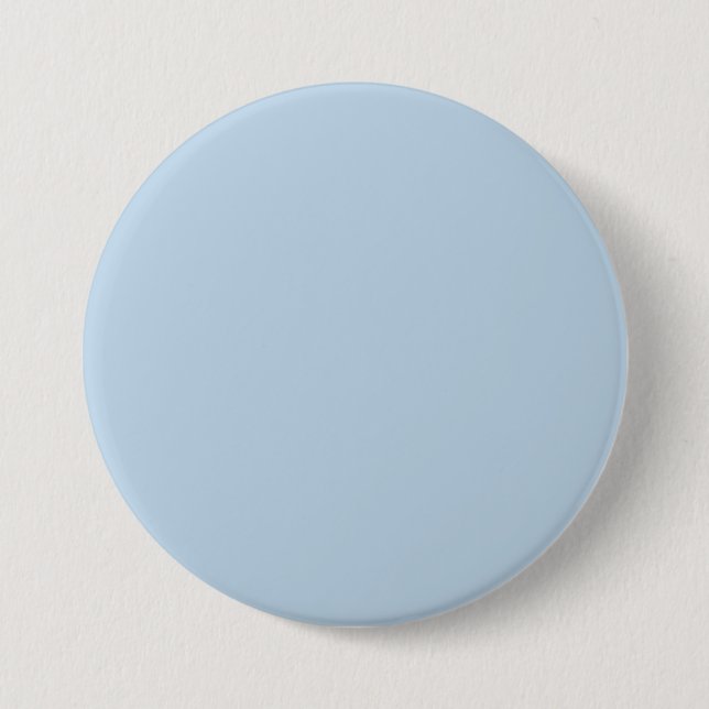 Beau blue  (solid colour)  7.5 cm round badge (Front)