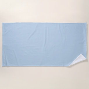 Beau blue  (solid colour)  beach towel