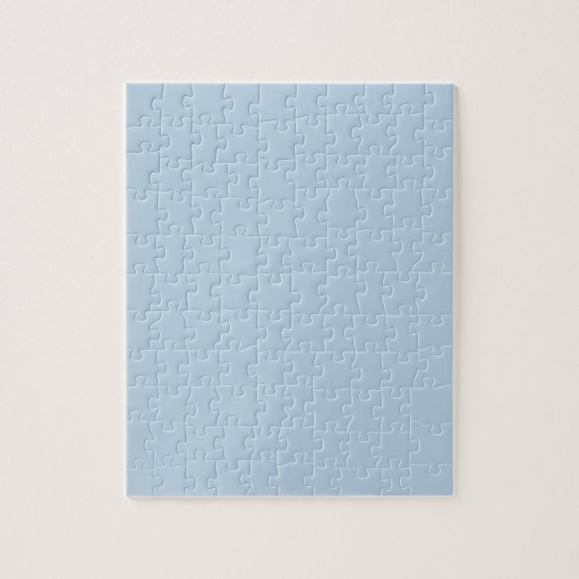 Beau blue  (solid colour)  jigsaw puzzle (Vertical)