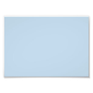 Beau blue  (solid colour)  photo print