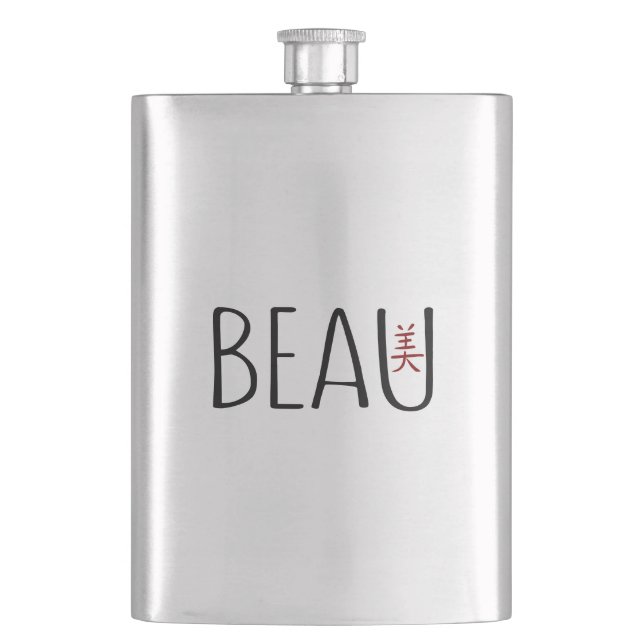 Beau Hip Flask (Front)