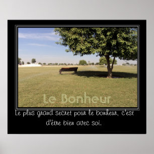 Beau jour  dans le  parc poster
