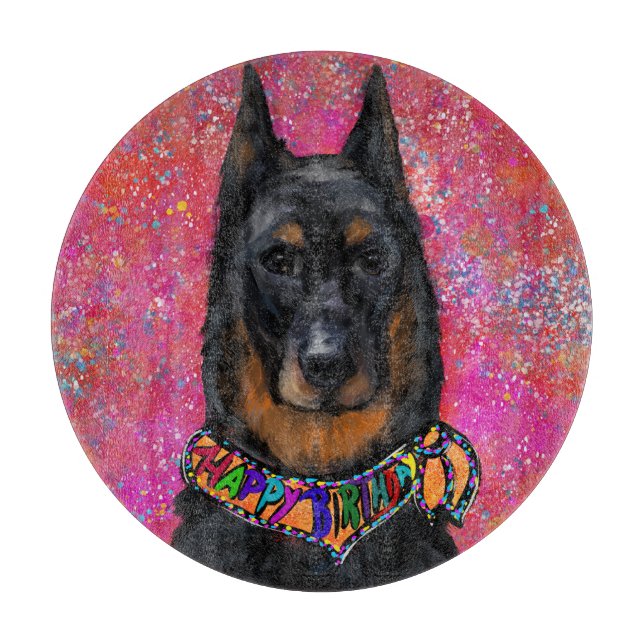 Beauceron                       cutting board (Front)