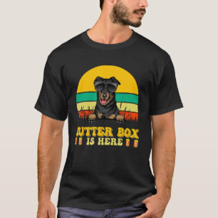 Beauceron Dog Butter Box Is Here Father s Day T-Shirt