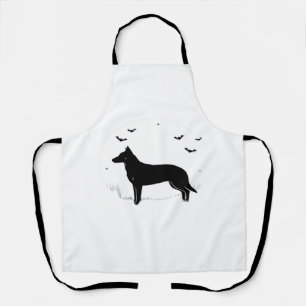 Beauceron Dog � Halloween Moon Silhouette Classic Apron