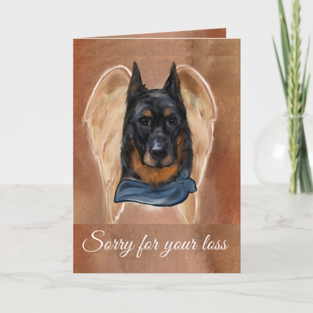 Beauceron Holiday Card (Front)