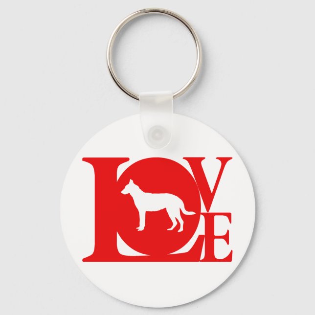 Beauceron Key Ring (Front)