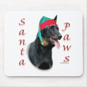 Beauceron Santa Paws Mouse Pad