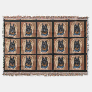 Beauceron Throw Blanket