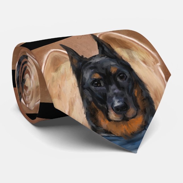 Beauceron Tie (Rolled)