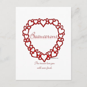 Beauceron True Love Postcard