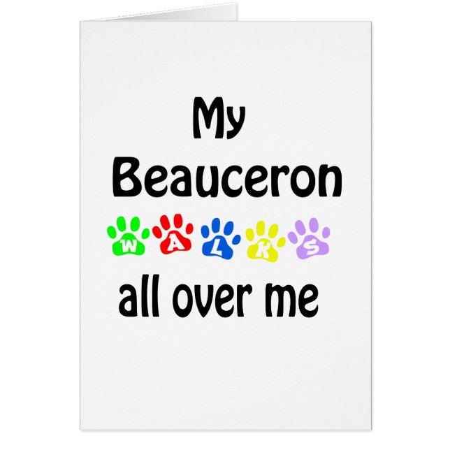 Beauceron Walks Design (Front)