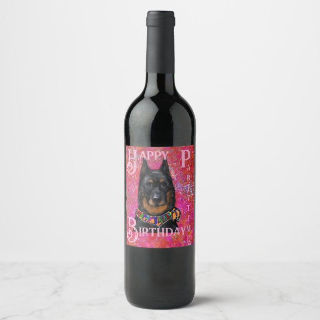 Beauceron                       wine label (Front)