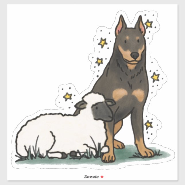 Beauceron - Working Car Decal (Sheet)