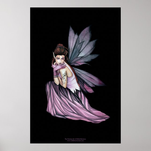 Beaufitul Gothic Fairy Poster by Molly Harrison (Front)