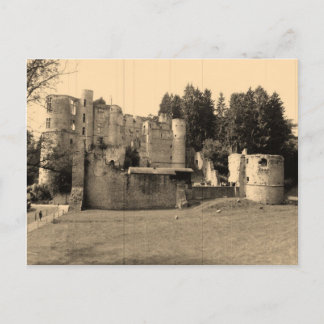 Beaufort Castle Museum, Luxembourg Postcard