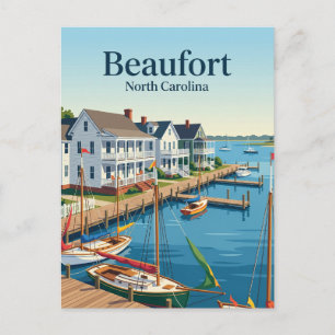 Beaufort North Carolina Postcard
