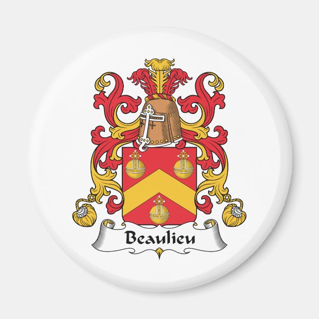 Beaulieu Family Crest Magnet (Front)