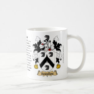 Beaulieu, the Origin, the Meaning and the Crest Coffee Mug