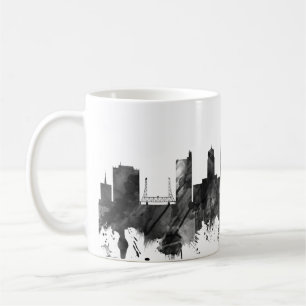 Beaumont Texas Skyline BW Coffee Mug