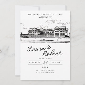 Beauport Hotel Massachusetts Custom Venue Design Invitation