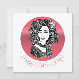 Beauté cheveux bouclés - fête des mères