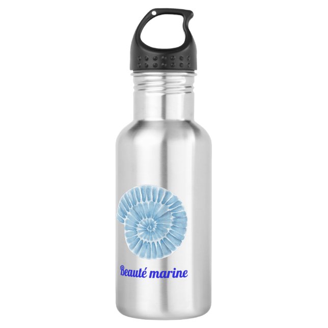 Beauté marine 532 ml water bottle (Front)