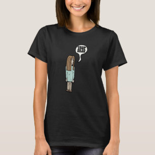 Beautician Aesthetician Hair Length Joke Hair Ch T-Shirt