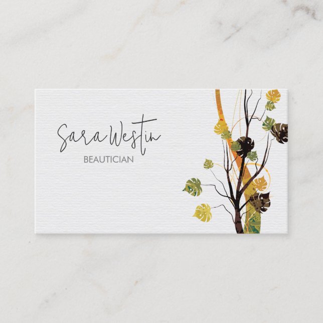 Beautician Beauty Consultant Business Card (Front)