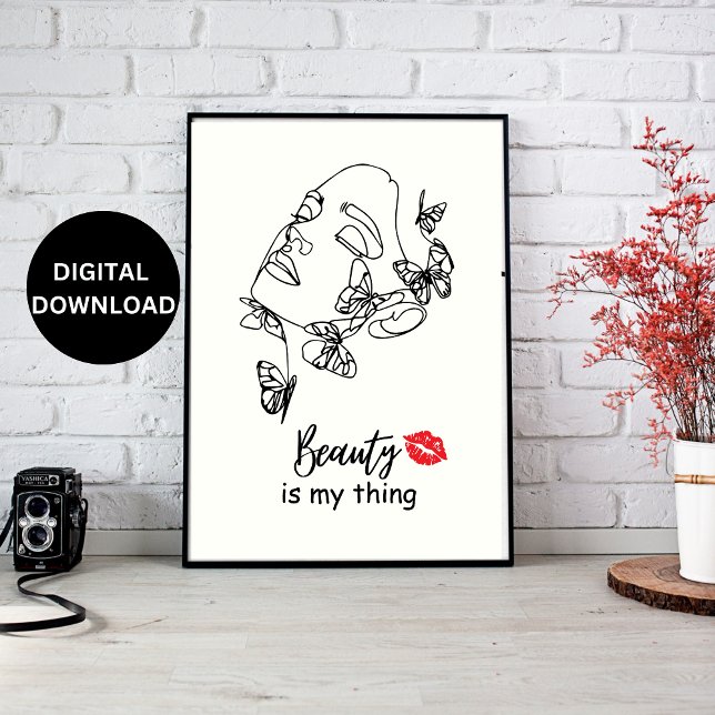 Beautician Beauty Salon Wall Art, Make up Artist  Poster (Creator Uploaded)