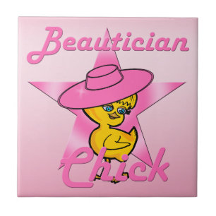 Beautician Chick #8 Ceramic Tile
