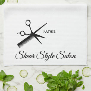 Beautician Custom Name Towels