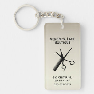 Beautician Design Antique Gold  Key Ring