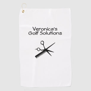 Beautician Design Business Salon Golf Towel