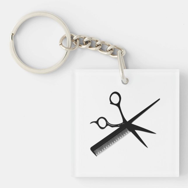 Beautician Design Key Ring (Front)
