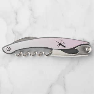 Beautician Design Pink Corkscrew