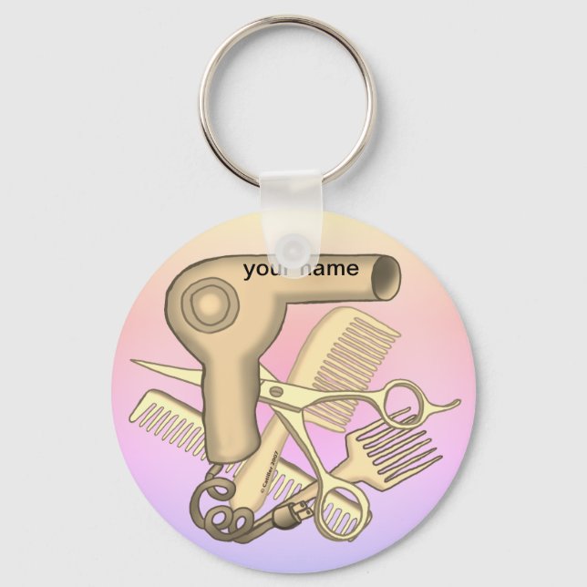 Beautician keychain (Front)