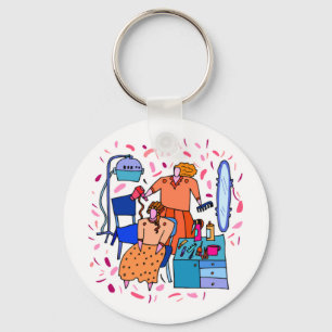 Beautician Keychain