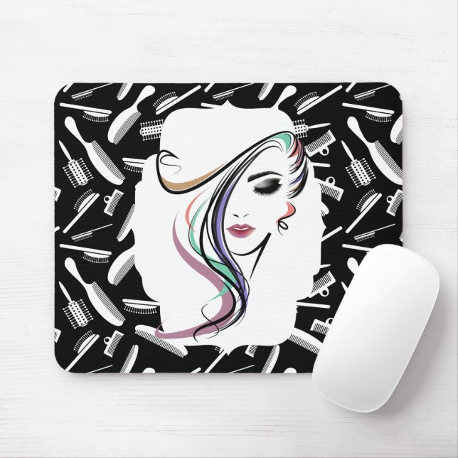 Beautician  mouse pad (With Mouse)