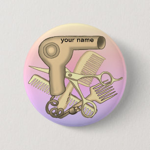 Beautician pin button